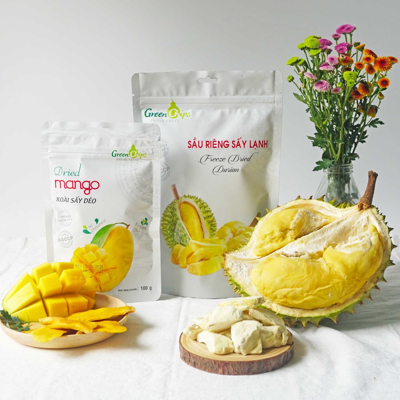 Sầu riêng sấy lạnh 50g